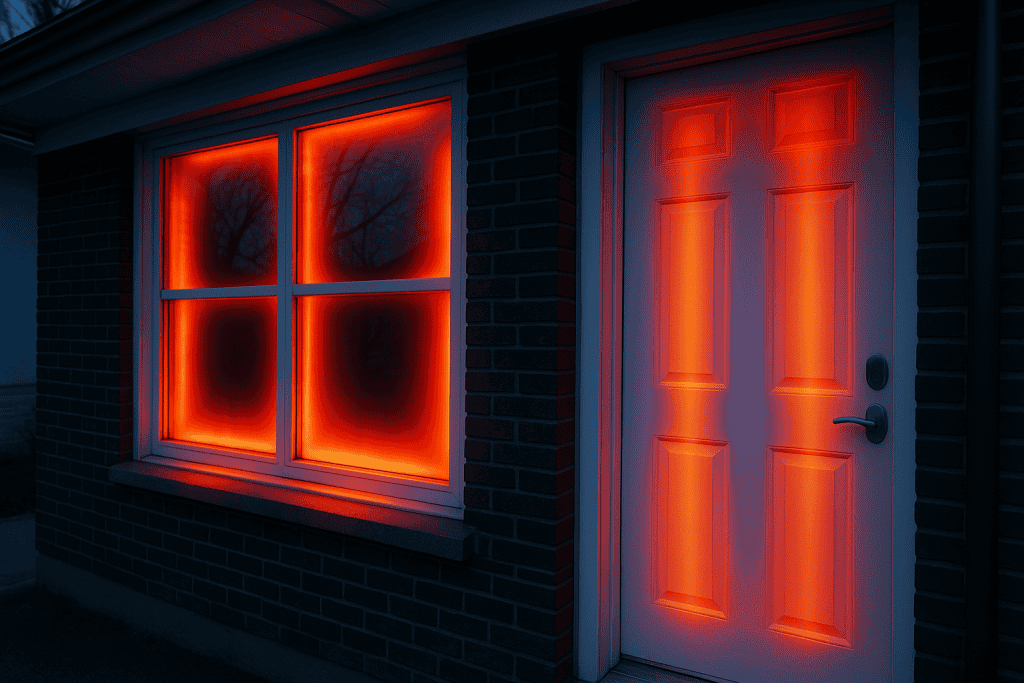 heat loss through windows and doors